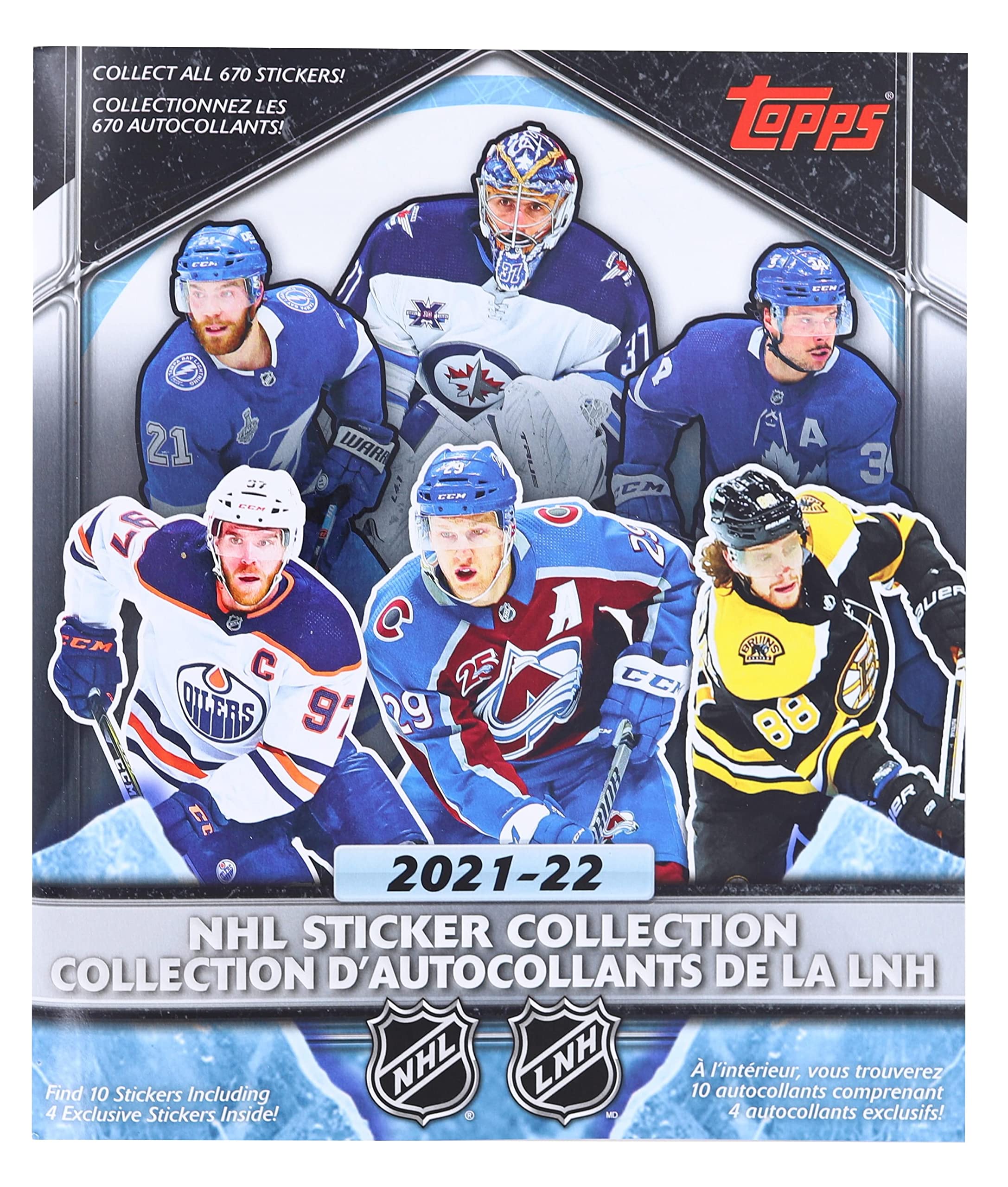 Amazon.com: 2021/22 Topps NHL Hockey Sticker Collection Album